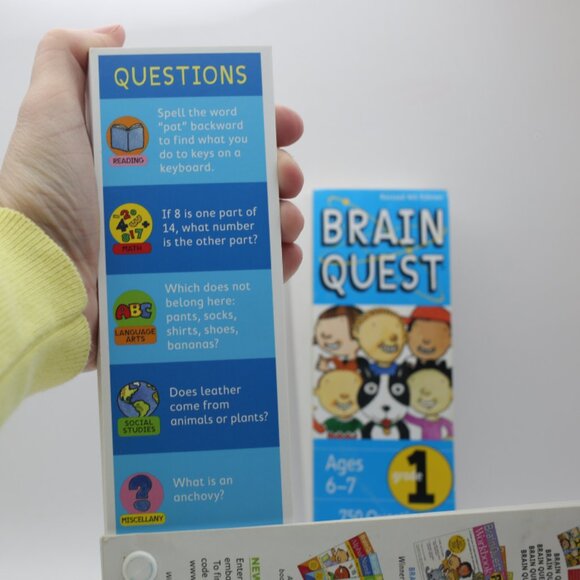 Brain Quest 1st Grade Deck 1 & 2 - 4th Edition - Ages 6-7 - Picture 4 of 5